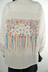 Destin Camicia giubbotto Donna NICOLE BEND TELASANTTROPAIZWHITE Destin 