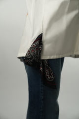 Destin Camicia giubbotto Donna NICOLE BEND TELASANTTROPAIZWHITE Destin 