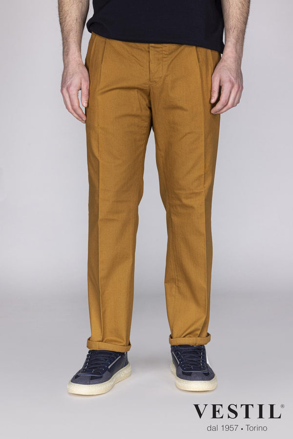 PT01 mustard men's trousers
