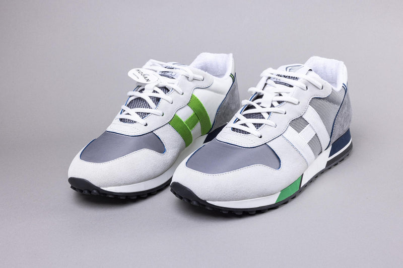 Hogan, sports shoe, gray white, men