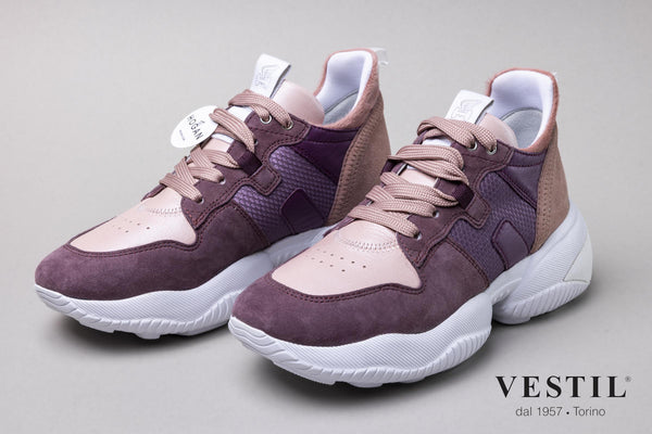 Hogan, sports shoe, pink purple, women