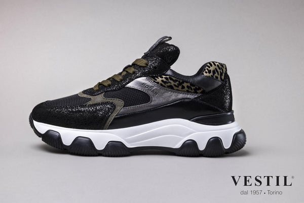 Hogan, sports shoe, black, women