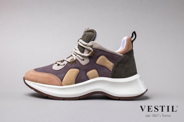 Hogan, sports shoe, pink green lilac, women