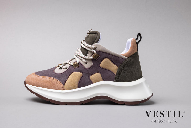 Hogan, sports shoe, pink green lilac, women