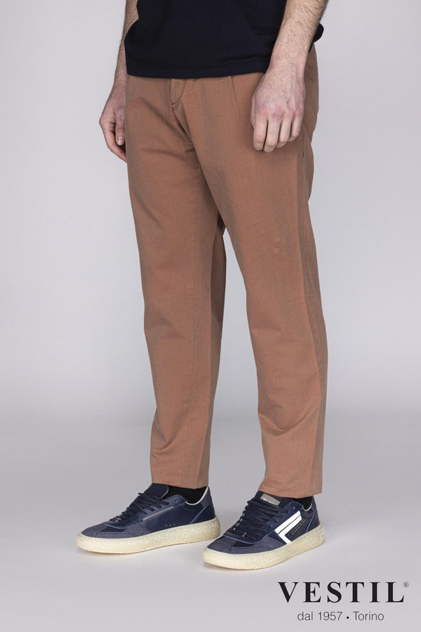 PT01 brick red men's trousers 0000082378