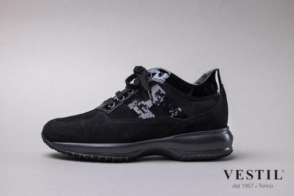 Hogan, sports shoe, black, women