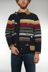 4 ganci riga multicolor inserti crosta collo in velluto MAM1348101L LVY30LB FAY ARCHIVE 