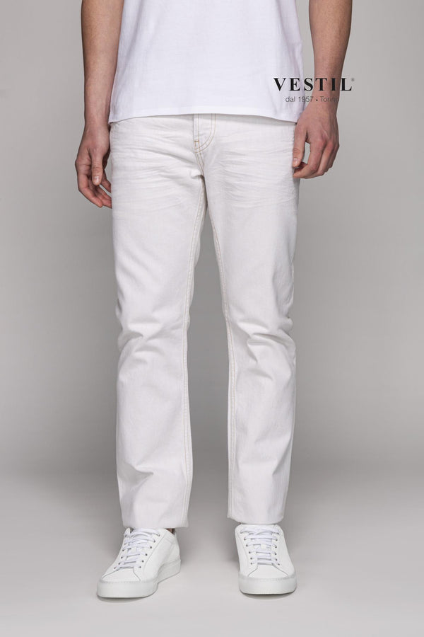 BURBERRY, White men's trousers