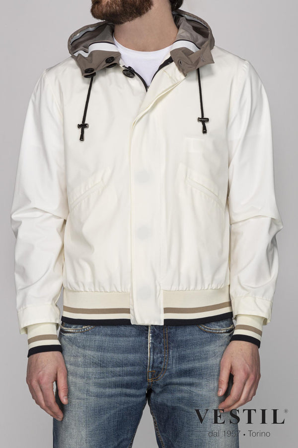 SHIRTS AGO, white men's jacket