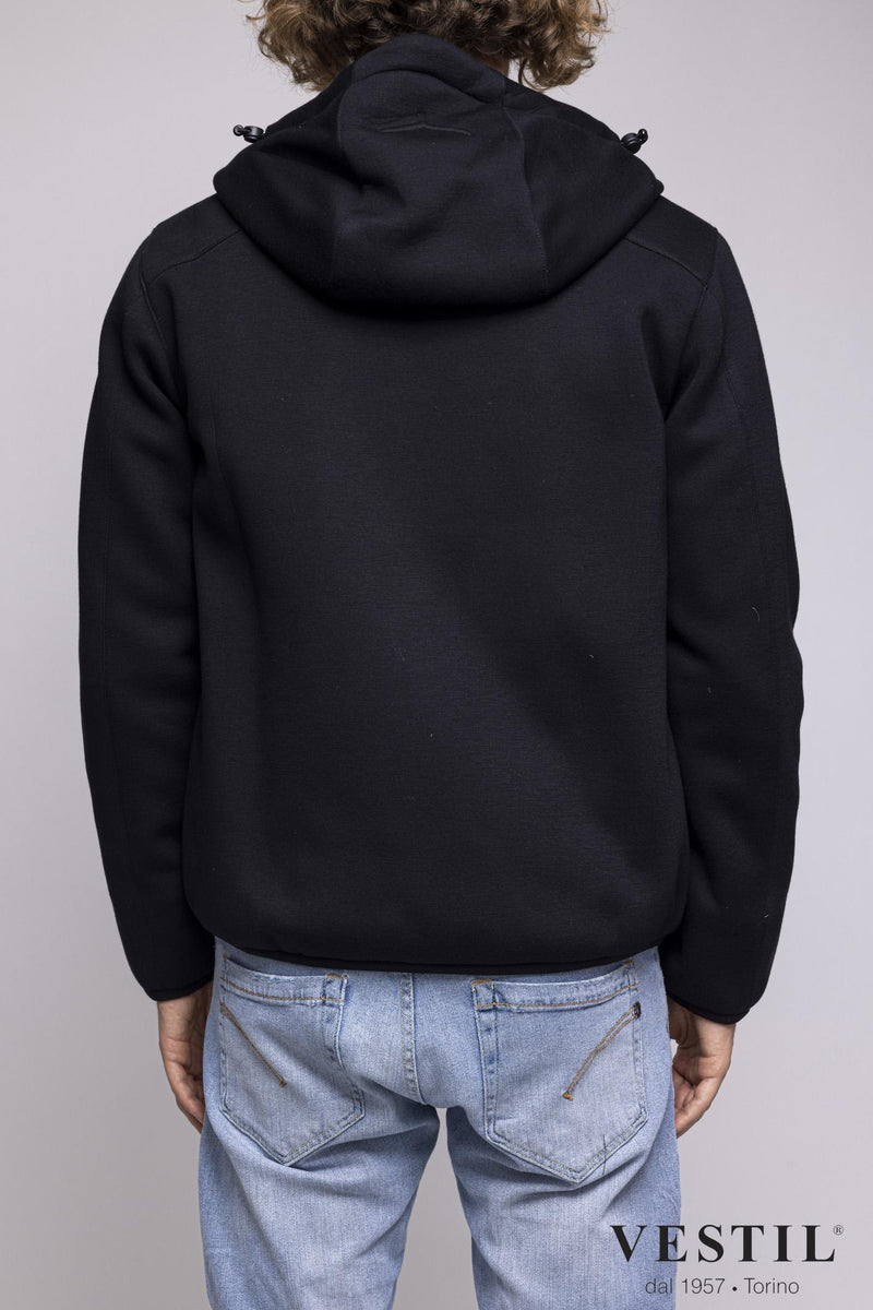 scuba zip fixed hood