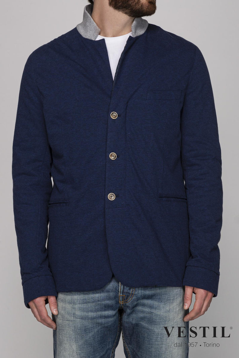 CAPOBIANCO, Men's blue jacket