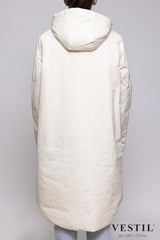 WOMEN'S OOF WEAR JACKET, PARKA, WHITE