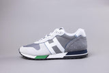Hogan, sports shoe, gray white, men