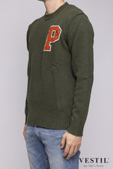 PRESIDENT'S Maglia Uomo 542CB03 WOOLBLENDPATCHLODEN PRESIDENT'S 