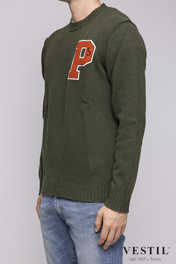 PRESIDENT'S Maglia Uomo 542CB03 WOOLBLENDPATCHLODEN PRESIDENT'S 