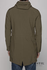 SHIBUYA, men's military green jacket