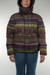 cappuccio  staccabile chiusura a zip e bottoni, stampa all over con disegno maglia trapuntato ed imbottito 211908496 001 Polo Ralph Lauren 