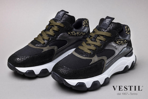 Hogan, sports shoe, black, women