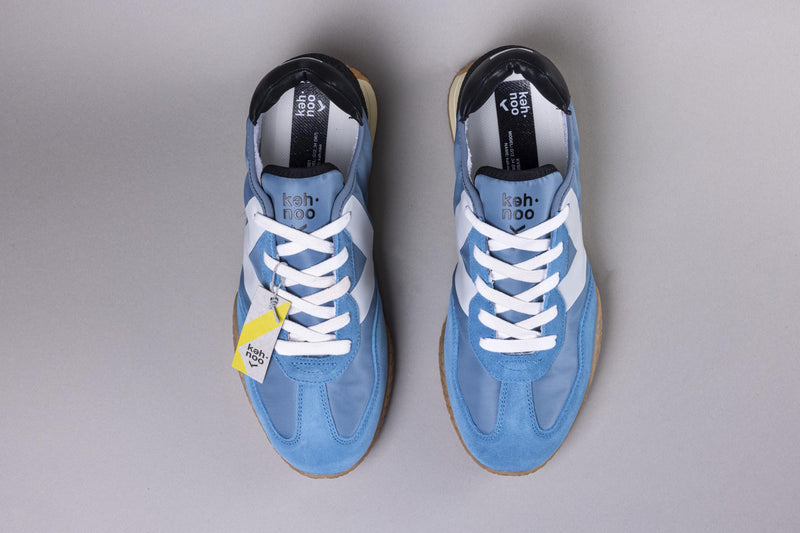 KEH.NOO, sports shoe, light blue, men