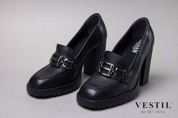 Hogan, classic shoe, black, women