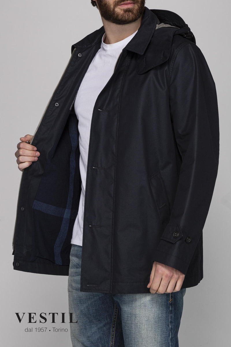 BURBERRY, men's blue jacket