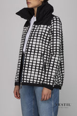 VESTIL Giubbotto Donna 0000088797 HERNO LAMINARBIANCO E NERO VESTIL 