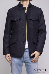 M Ceccarelli Giaccone Uomo 7028 QRNAVY M Ceccarelli 