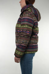 cappuccio  staccabile chiusura a zip e bottoni, stampa all over con disegno maglia trapuntato ed imbottito 211908496 001 Polo Ralph Lauren 