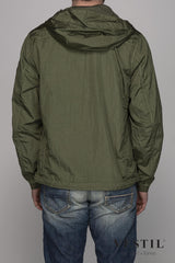 CP COMPANY, men's military green jacket