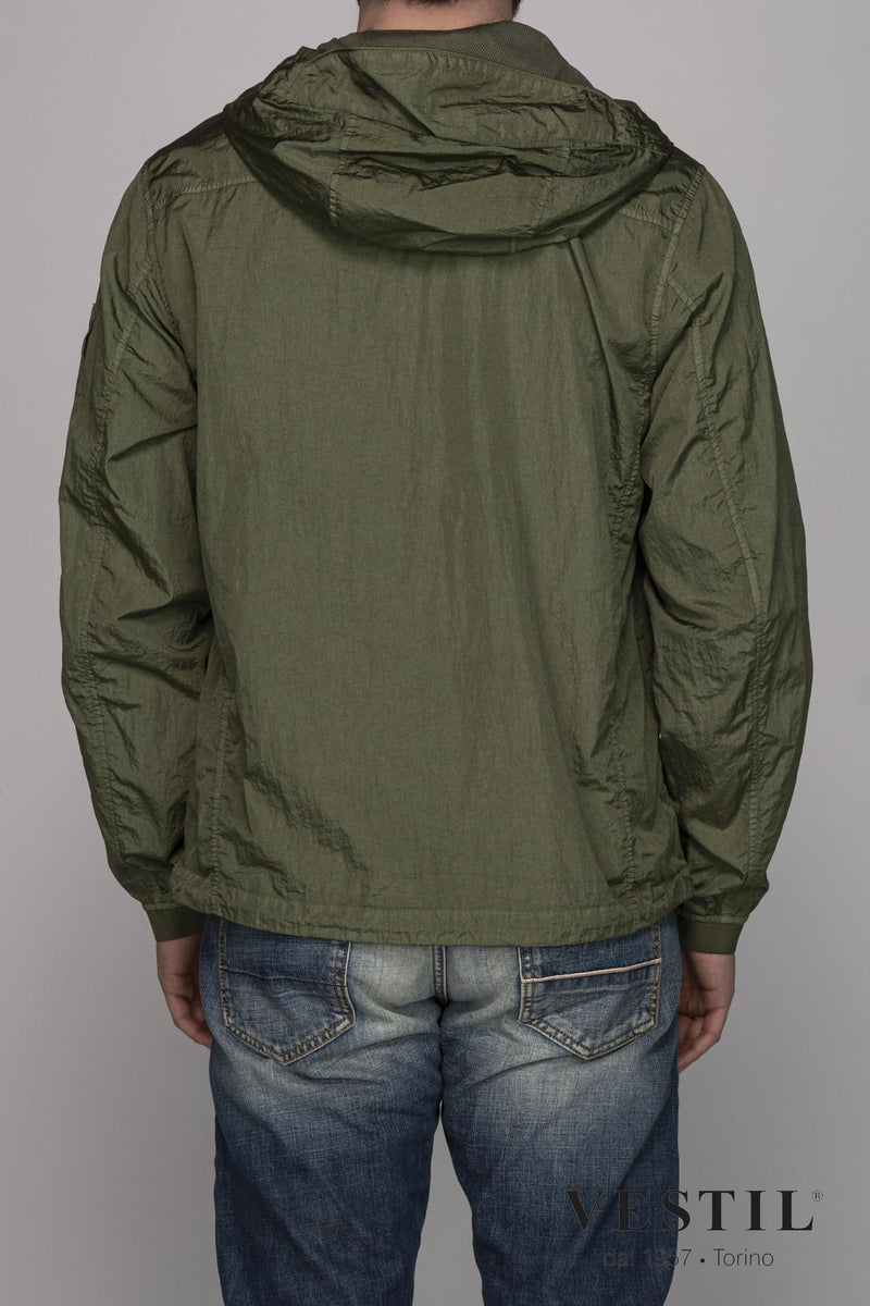 CP COMPANY, men's military green jacket