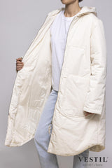 WOMEN'S OOF WEAR JACKET, PARKA, WHITE