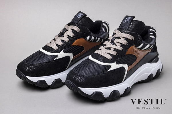 Hogan, sports shoe, black, women