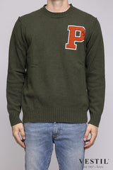 PRESIDENT'S Maglia Uomo 542CB03 WOOLBLENDPATCHLODEN PRESIDENT'S 