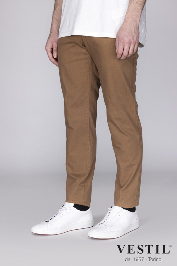 PT01 men's tobacco trousers 0000082376
