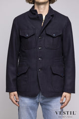 M Ceccarelli Giaccone Uomo 7028 QRNAVY M Ceccarelli 