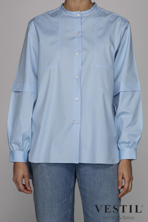 FAY WOMEN'S SHIRT, OVER, BLUE