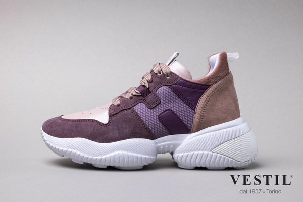 Hogan, sports shoe, pink purple, women