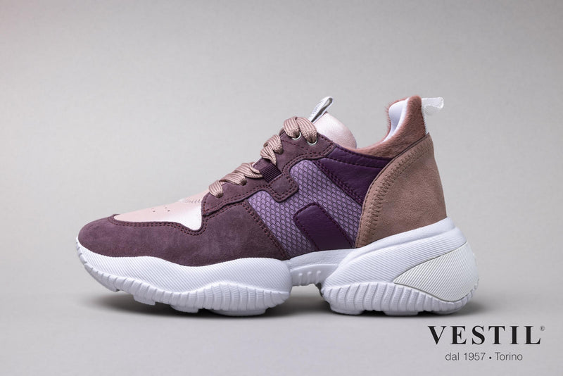 Hogan, sports shoe, pink purple, women