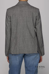 ANTONELLI WOMEN'S JACKET, FRINGED, MOUSE GREY