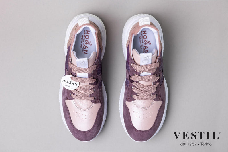 Hogan, sports shoe, pink purple, women