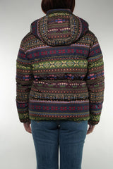 cappuccio  staccabile chiusura a zip e bottoni, stampa all over con disegno maglia trapuntato ed imbottito 211908496 001 Polo Ralph Lauren 