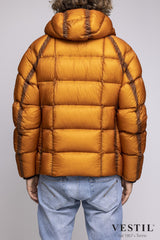 down jacket - fixed hood - arm lens