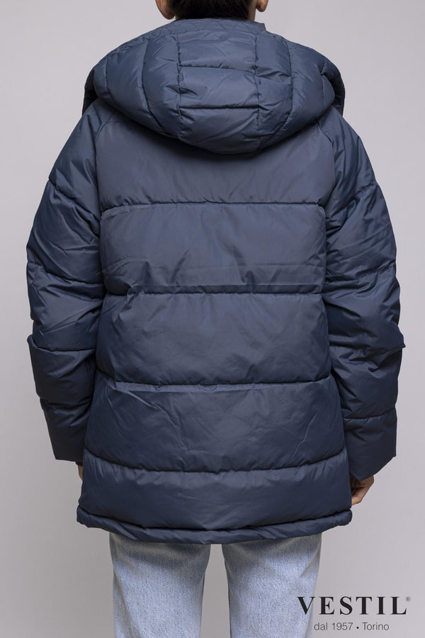 Puffer jacket - padded - high zip