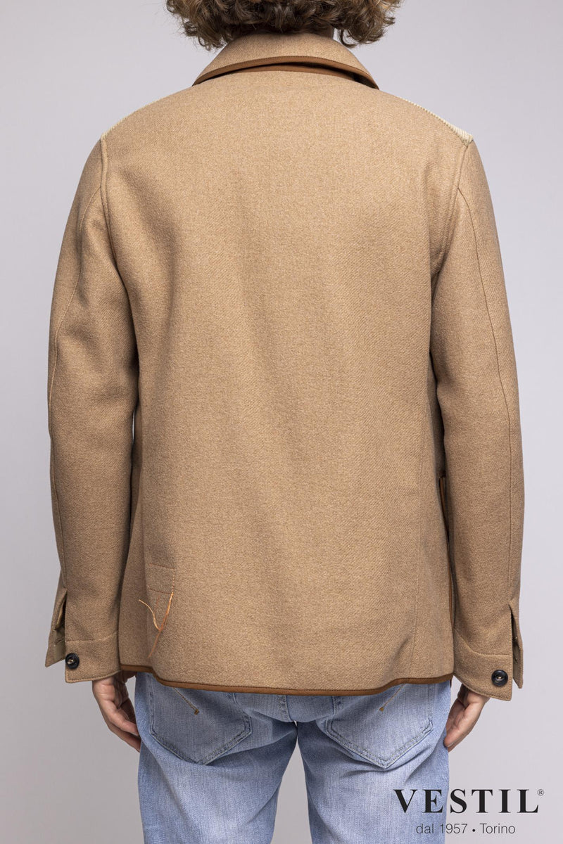MEN'S FORTELA JACKET, HUNTING JACKET, DARK BEIGE