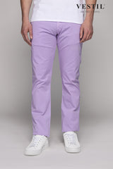 ROGERS, Lilac men's trousers