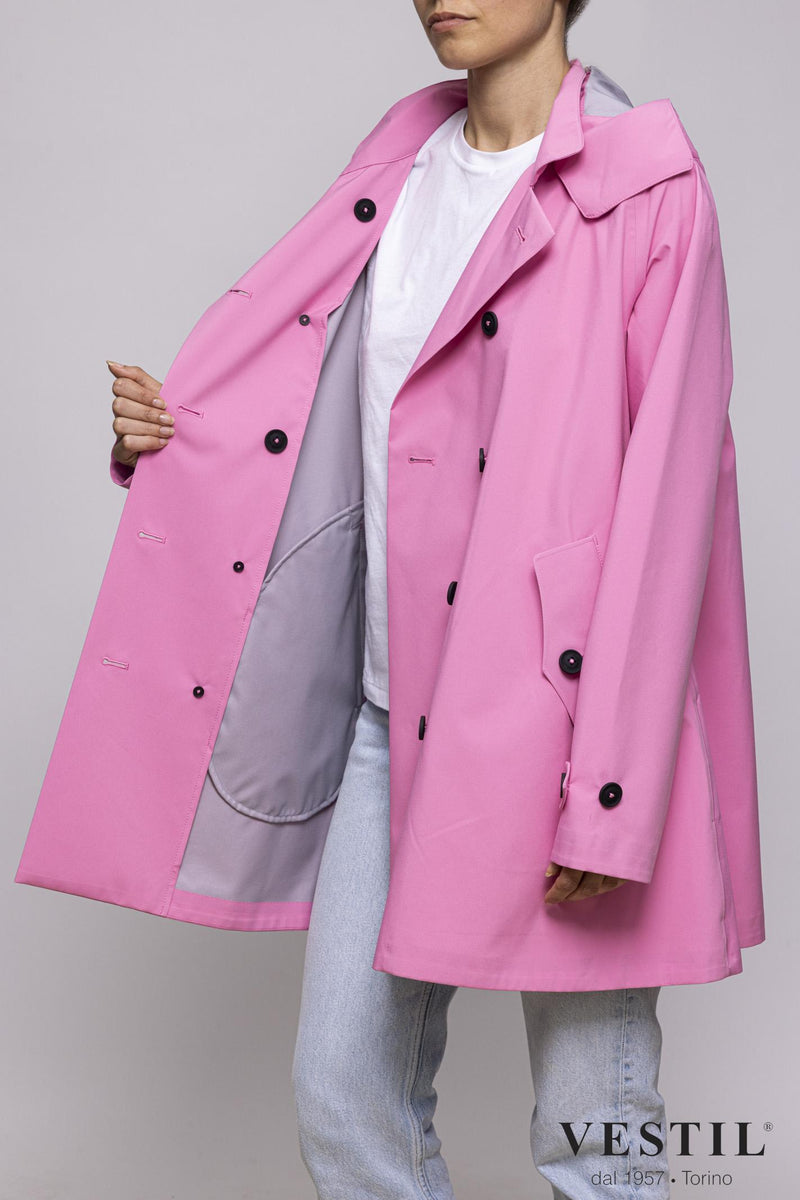 2Short Breasted Trench Coat