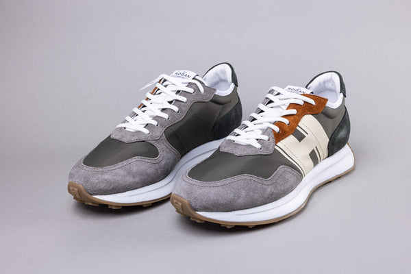 Hogan, sports shoe, gray green, men
