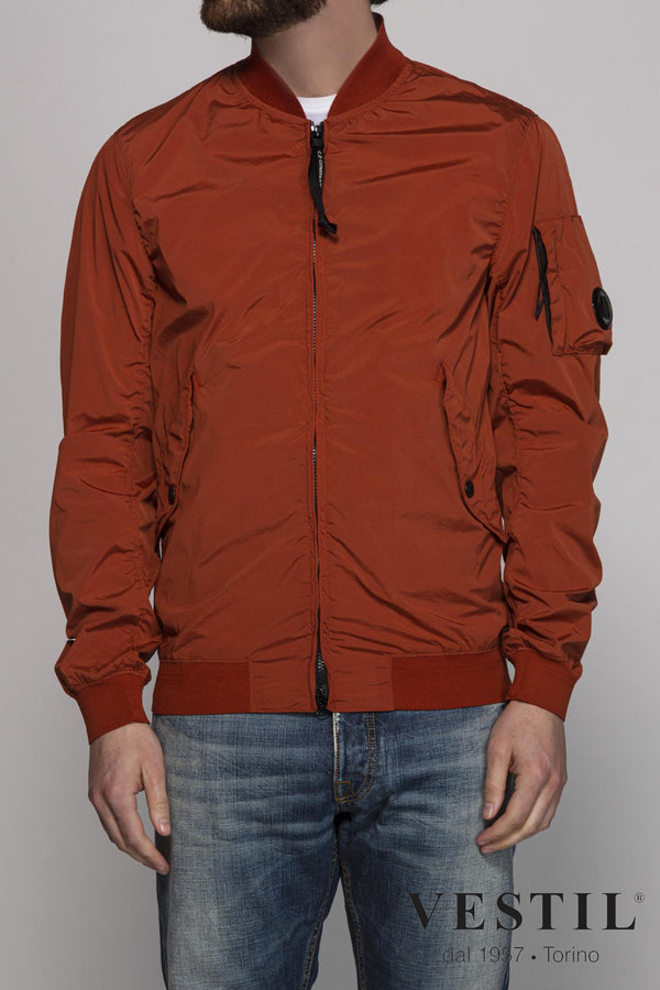 CP COMPANY, men's orange jacket