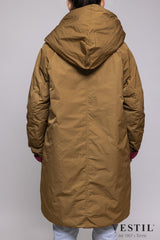 WOMEN'S OOF WEAR JACKET, REVERSIBLE WITH HOOD, COPPER AND SALMON