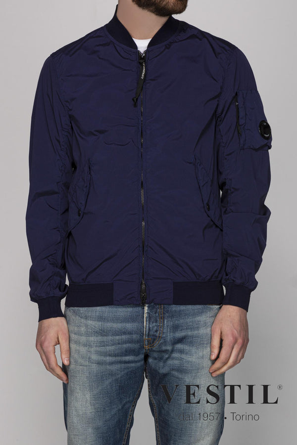 CP COMPANY MEN'S JACKET, BOMBER, BLUE